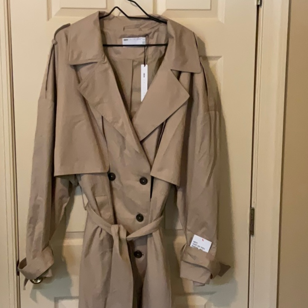 ASOS Design Curve Trench Coat